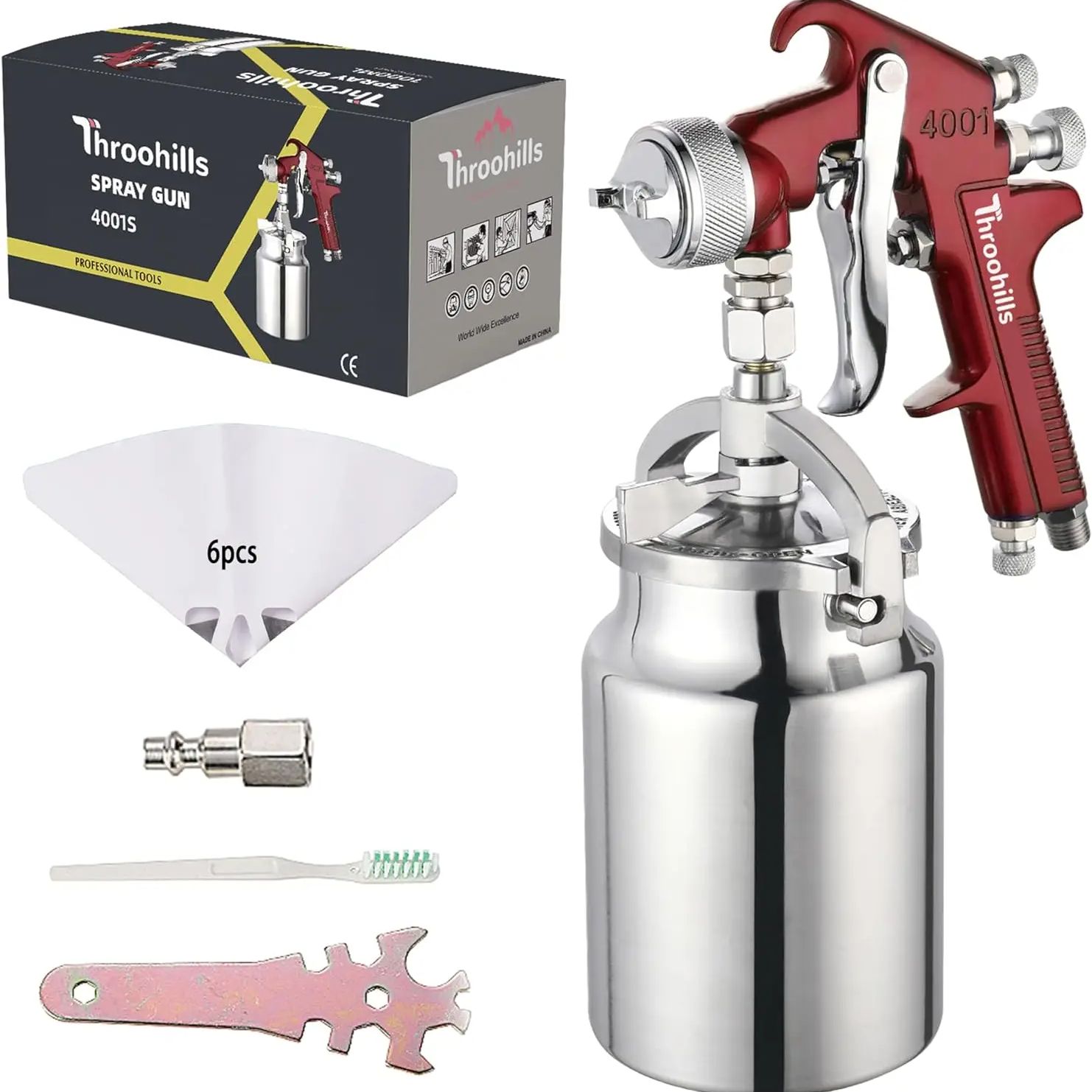 Home Security Gun - Professional Siphon Feed Paint Gun with