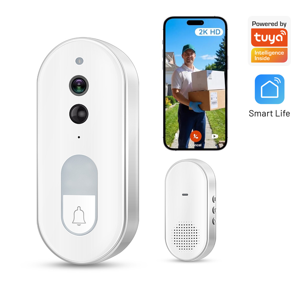 Home Security La - Tuya Smart Video Doorbell Wireless 1080P