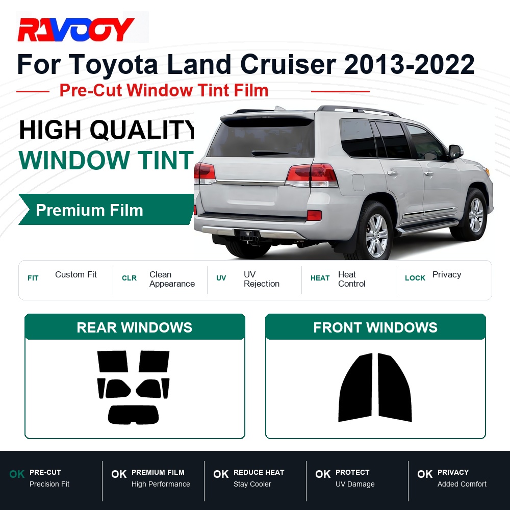 Home Security For Windows - Premium Pre-Cut Window Tint For Toyota