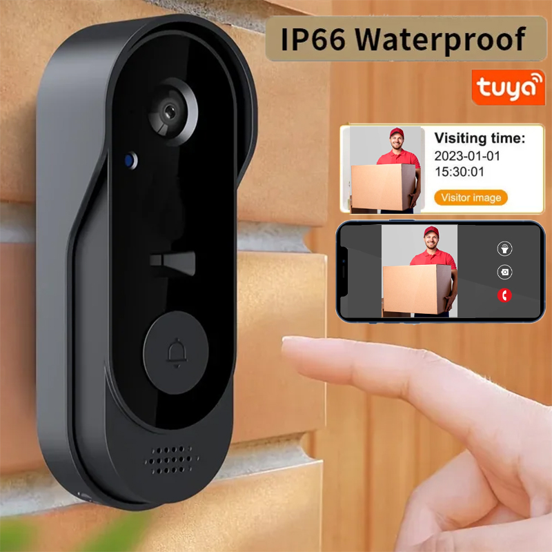 Home Security Bundle - Tuya Doorbell With Camera Wireless Bundle