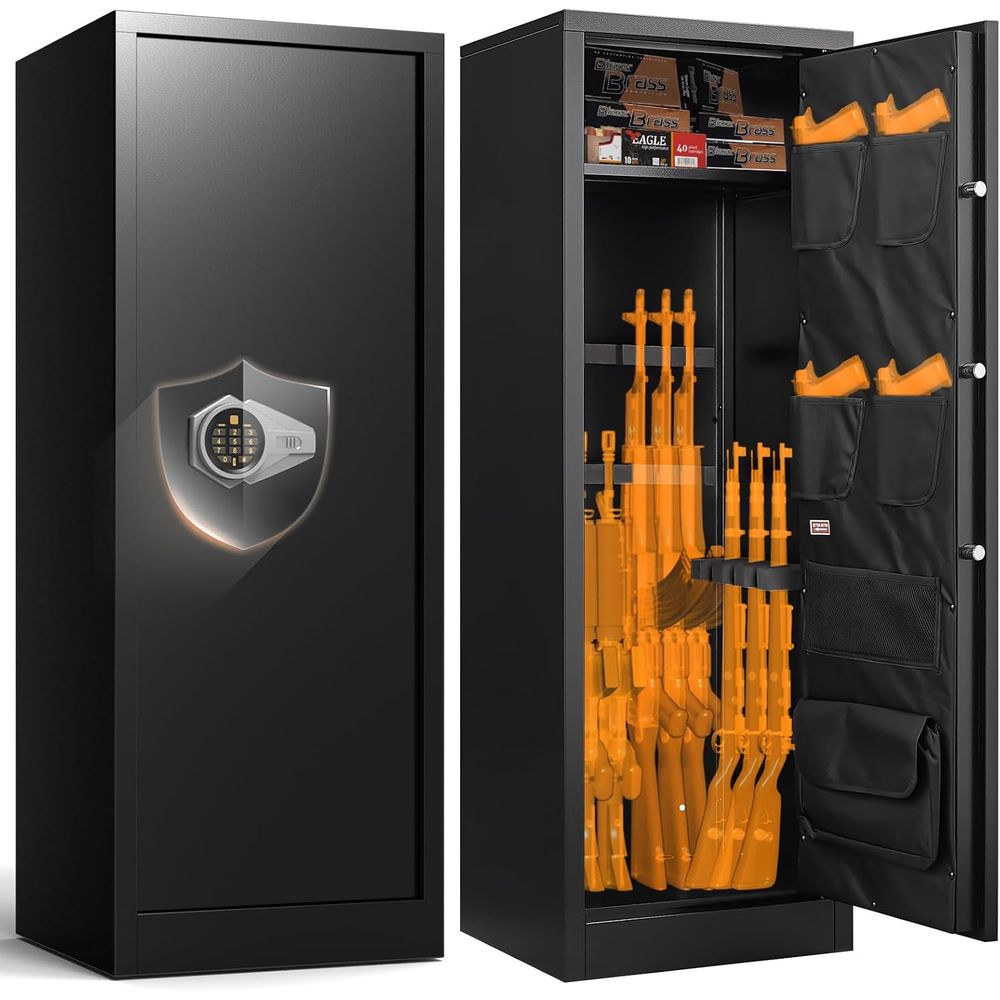 Home Security Gun - 10-12 Gauge Shotguns, Quick Access Safes,