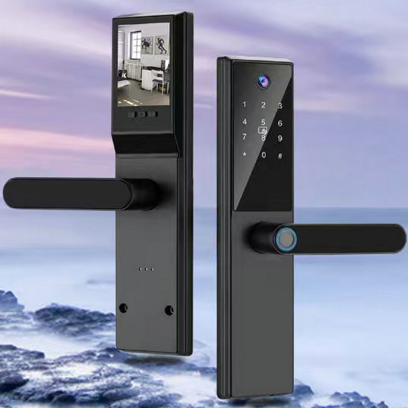 Home Security Doorbell Camera - Tuya Smart Fingerprint Lock with WiFi