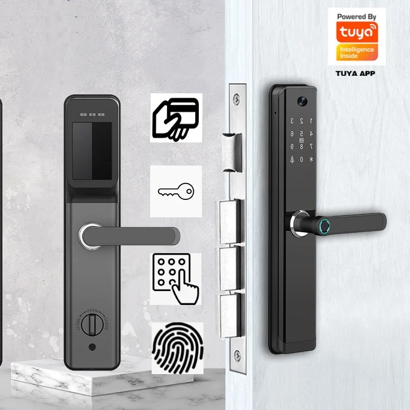 Home Security Features - Smart Home Security Door Lock Tuya