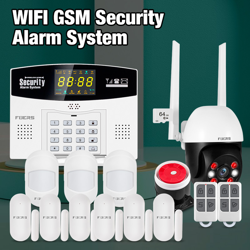 Home Security Front Door Camera - Fuers Tuya Smart Alarm System Kit