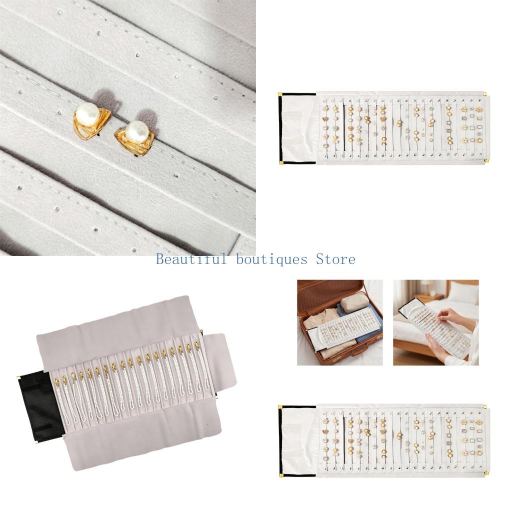 Home Security Features - U4LF Elegant Jewelry Roll Bag Featuring