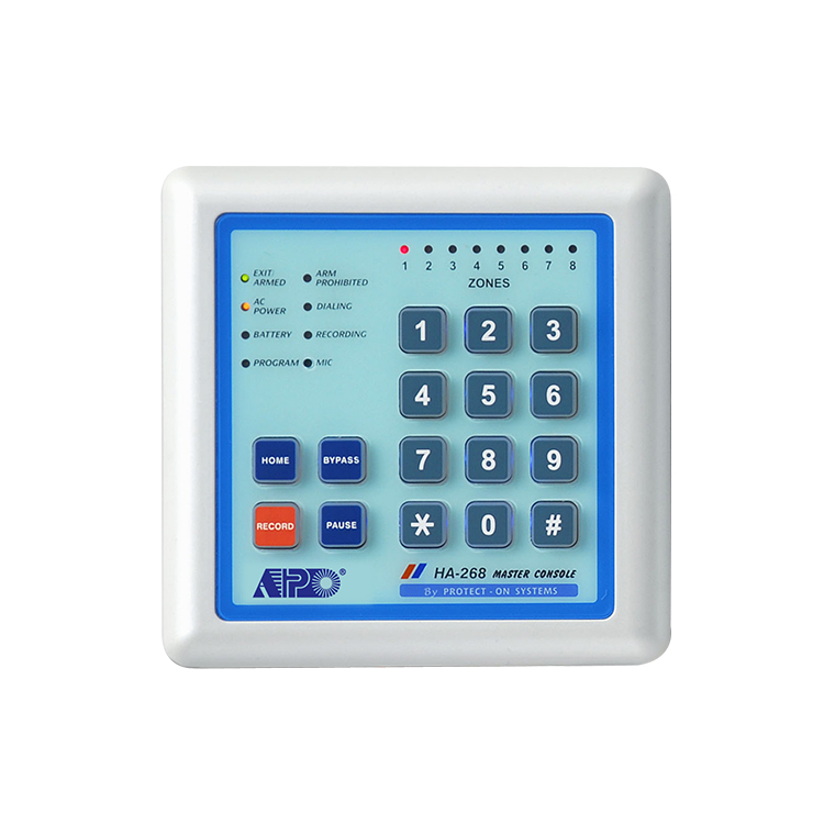 Home Security Phone Number - 8 Zones Home Security Alarm Control
