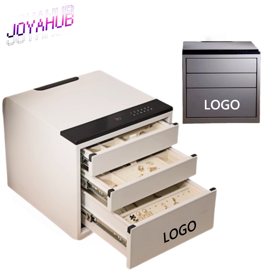Home Security Logo - Custom Logo Biometric Jewelry Safe All-Steel