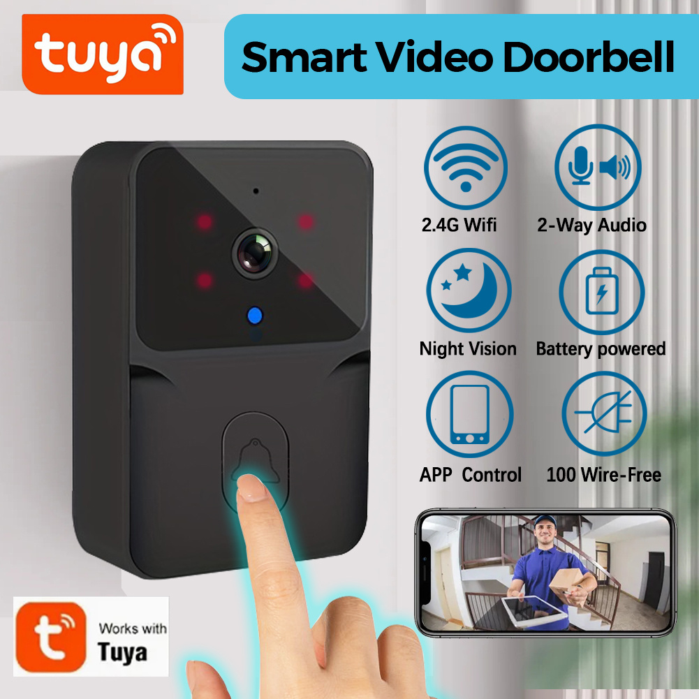 Home Security La - Tuya Wireless Smart Video Doorbell, 2.4G