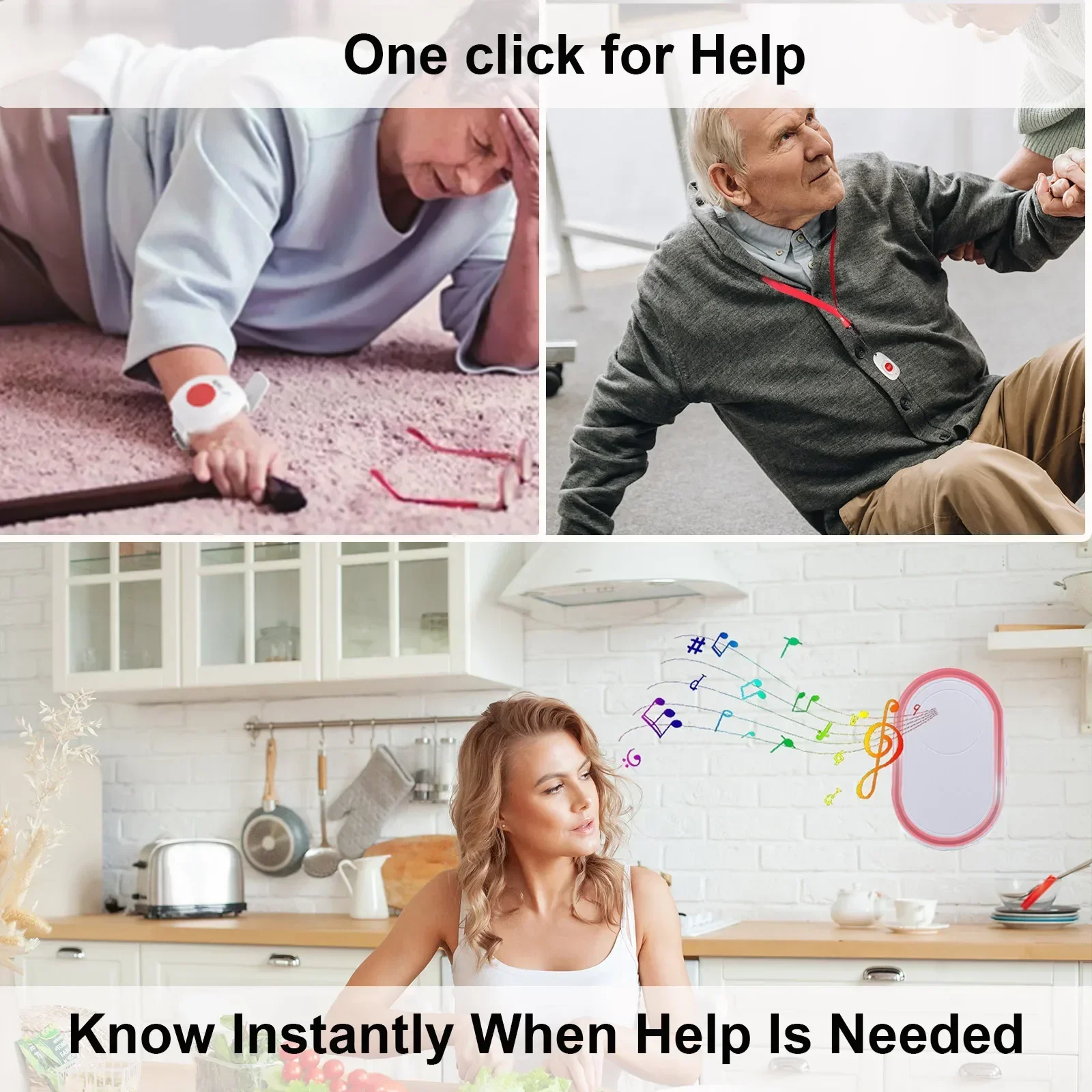 Topvico Wireless Caregiver Pag - Home Security Gadgets review and price