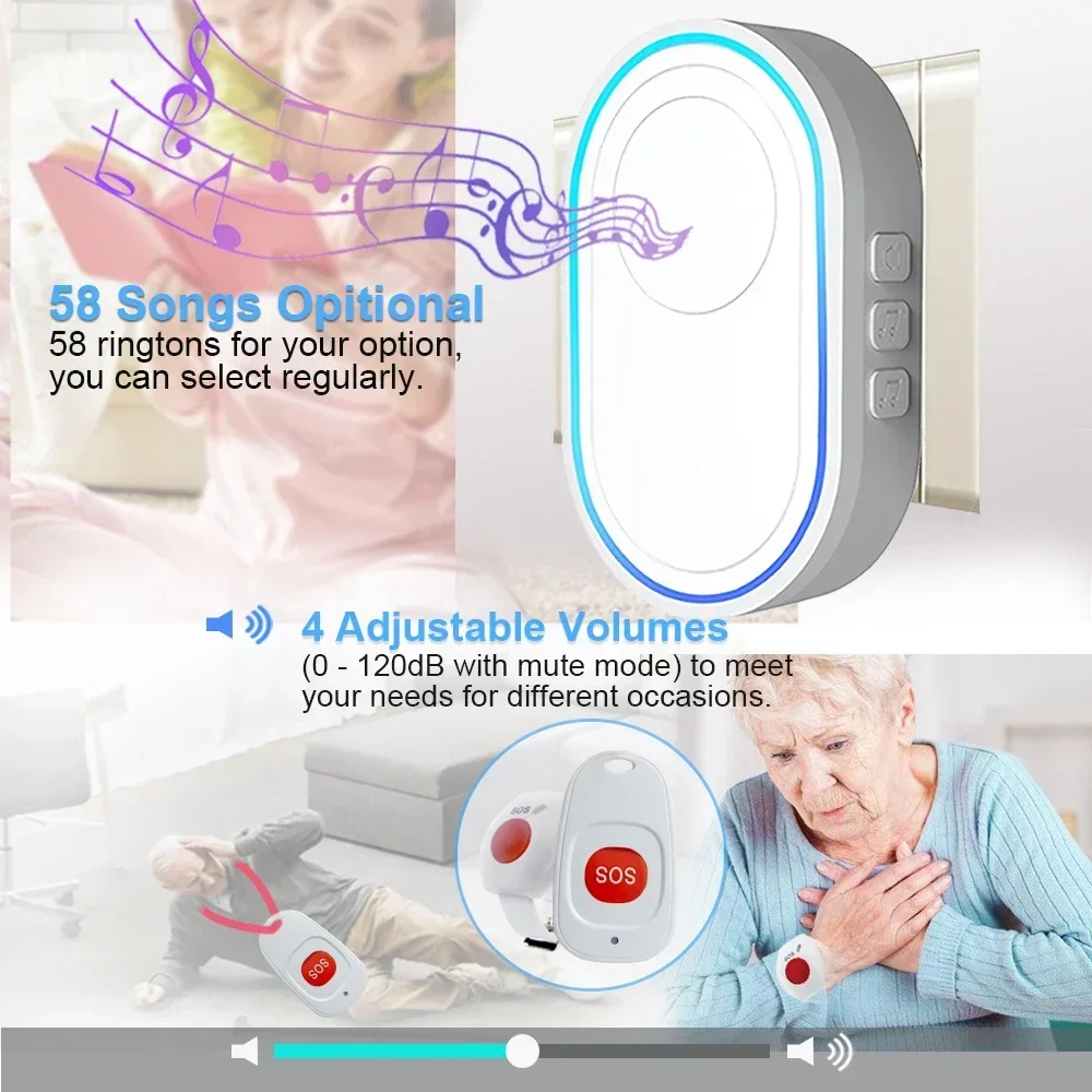 Topvico Wireless Caregiver Pag - Home Security Gadgets review and price
