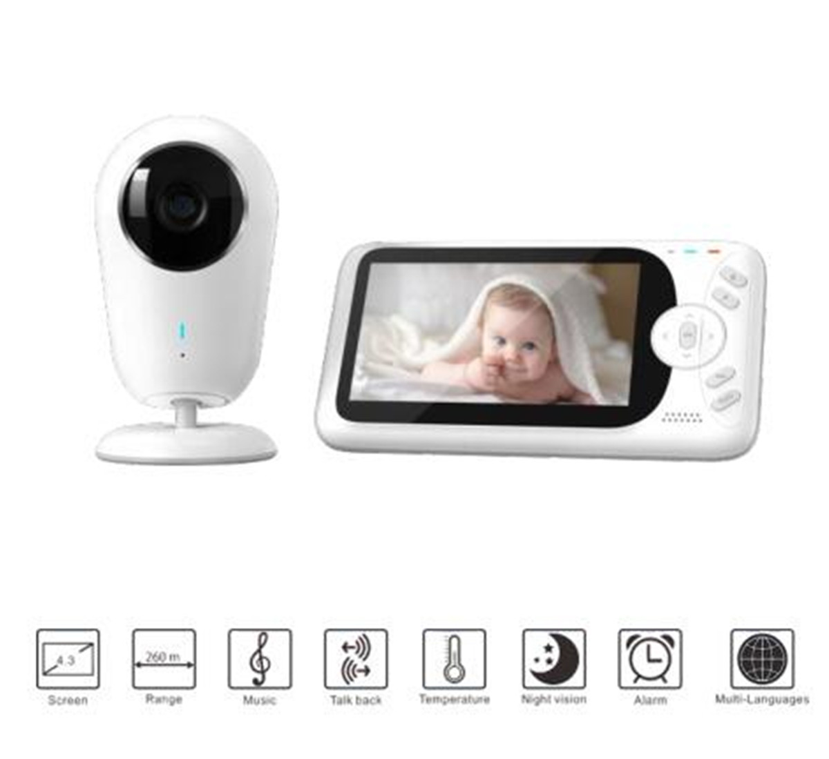 4.3inch 1080P Full HD Wireless - Home Security Wireless Cameras review and price