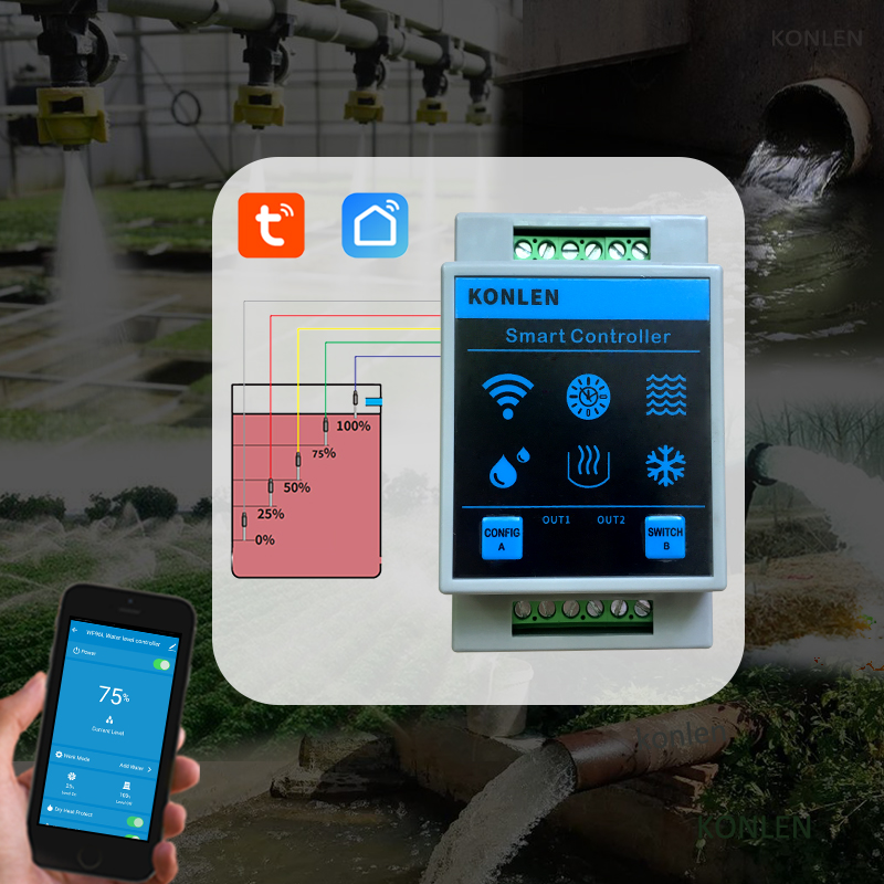 KONLEN Tuya Water Level Sensor - Home Security Gadgets review and price