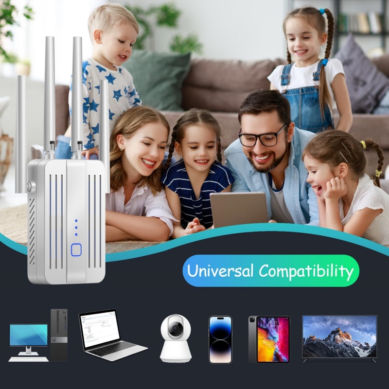 1200Mbps WiFi Repeater Extende - Home Security Bundle review and price
