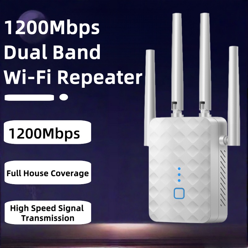 1200Mbps Dual Band WiFi Repeat - Home Security Network review and price