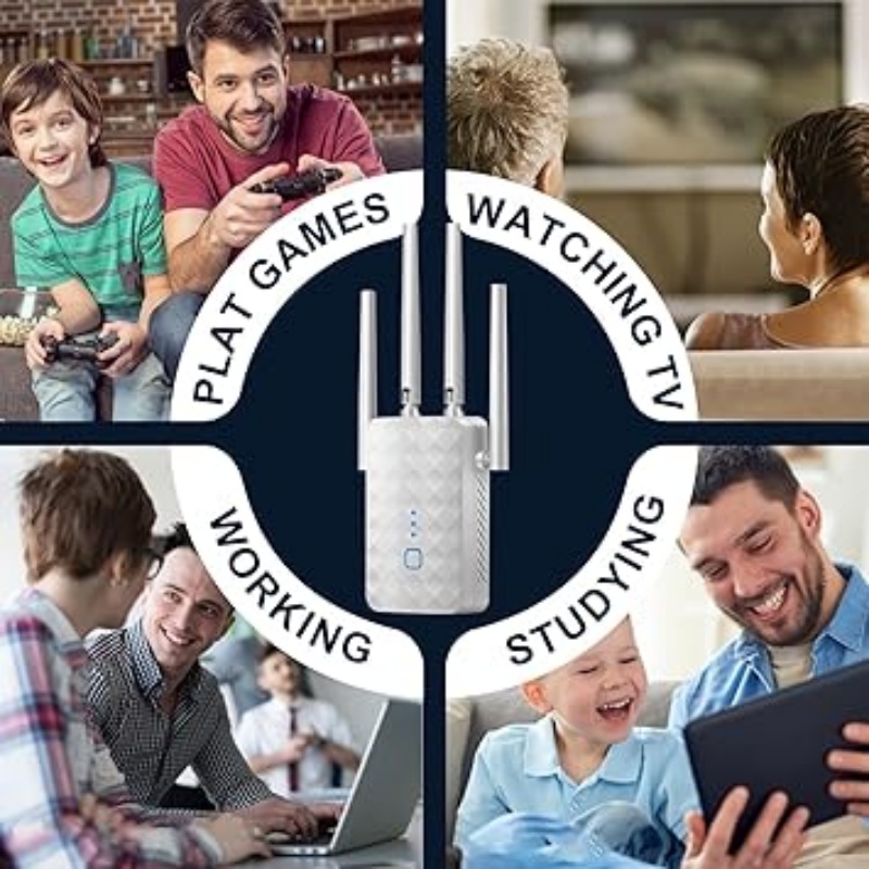 1200Mbps Dual Band WiFi Repeat - Home Security Network review and price
