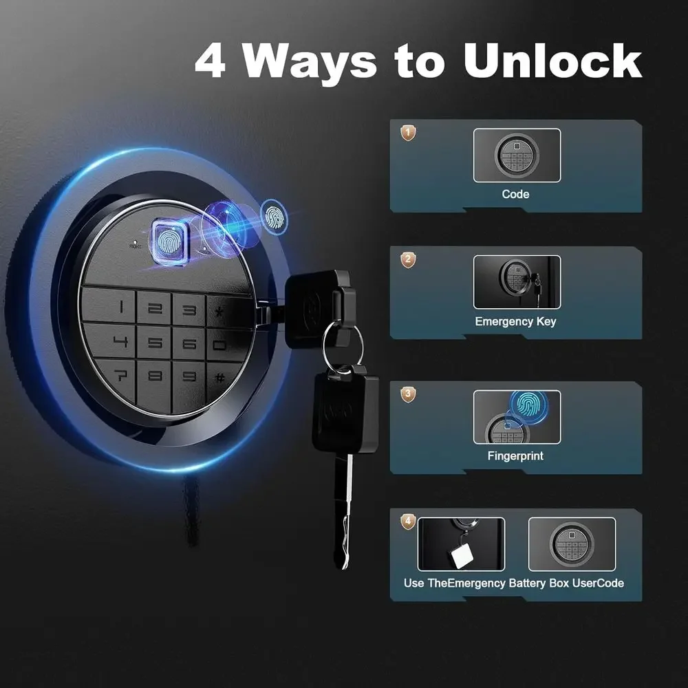 Biometric Safe, Home Security  - Home Security Gun review and price