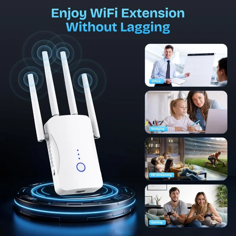 1200Mbps Dual Band WiFi Repeat - Home Security Bundle review and price