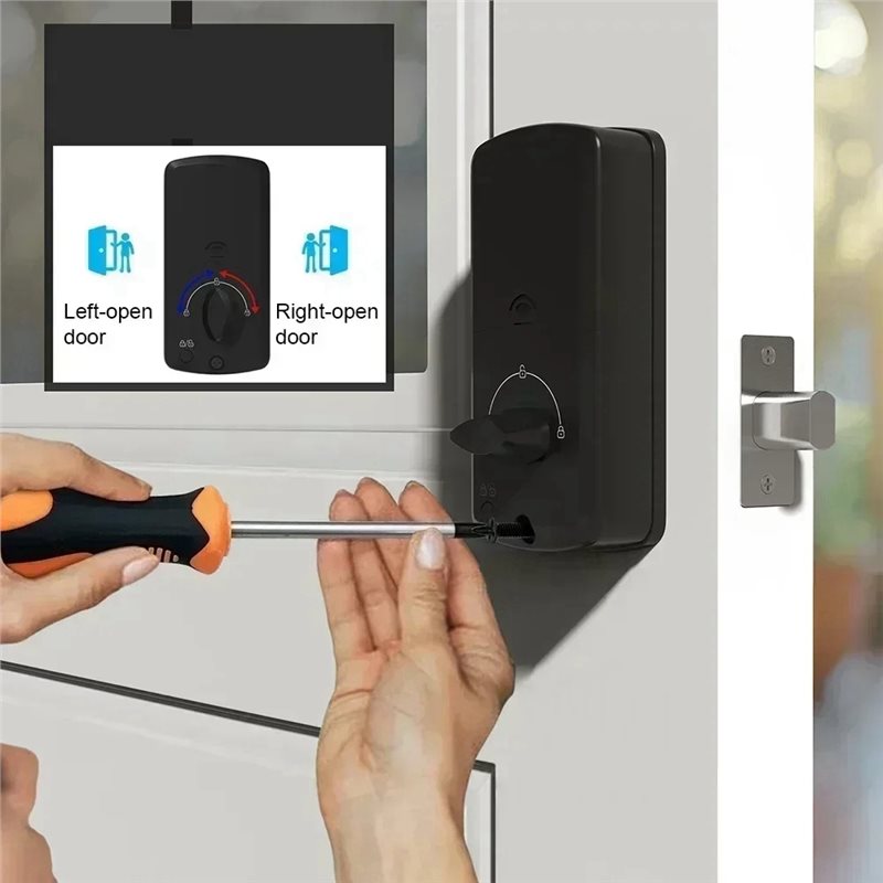 B44C Fingerprint Door Lock Wit - Home Security Features review and price