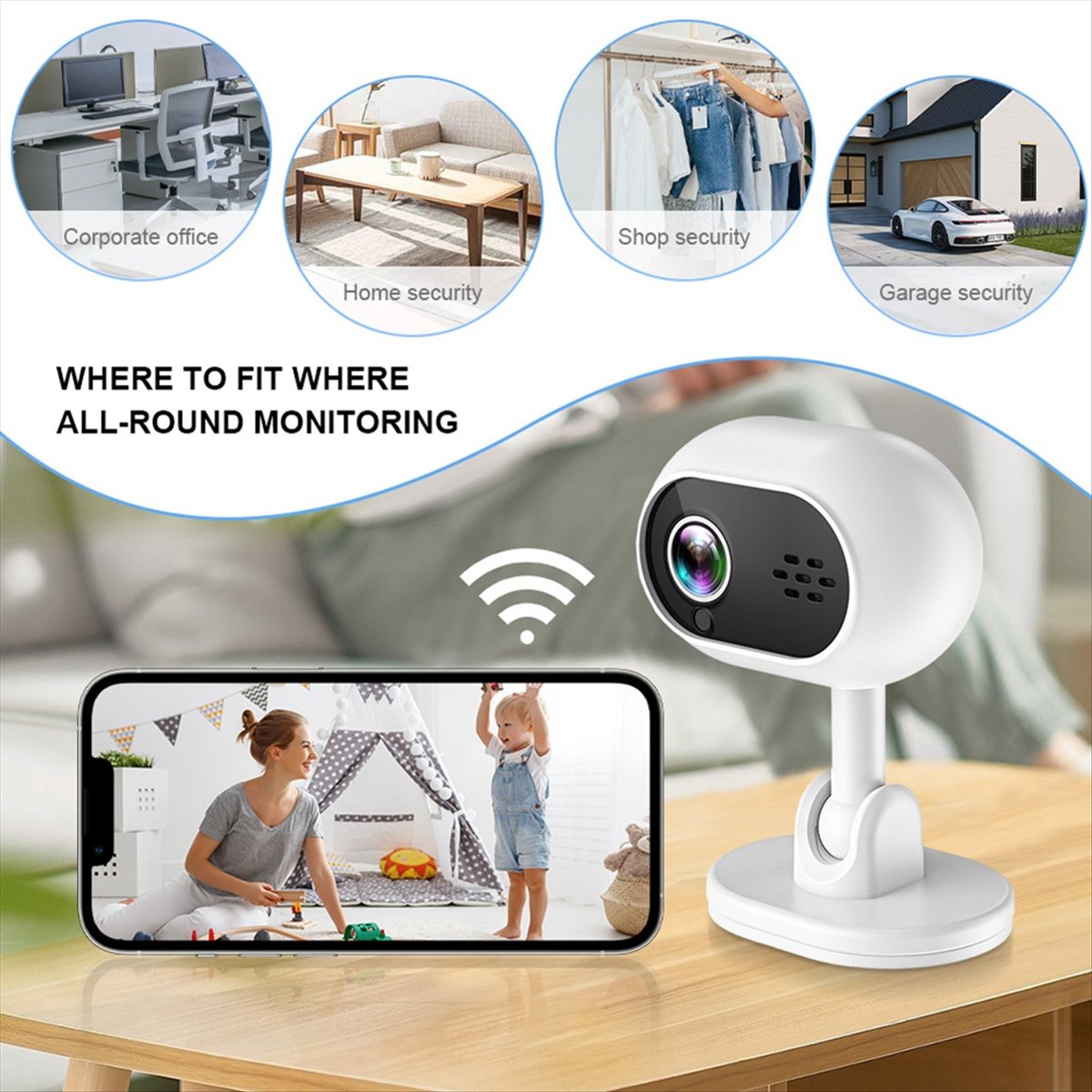 A4 1080P Smart Mini Wifi IP Ca - Home Security Wireless Cameras review and price