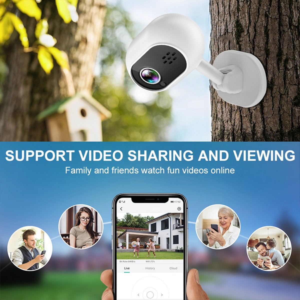A4 1080P Smart Mini Wifi IP Ca - Home Security Wireless Cameras review and price