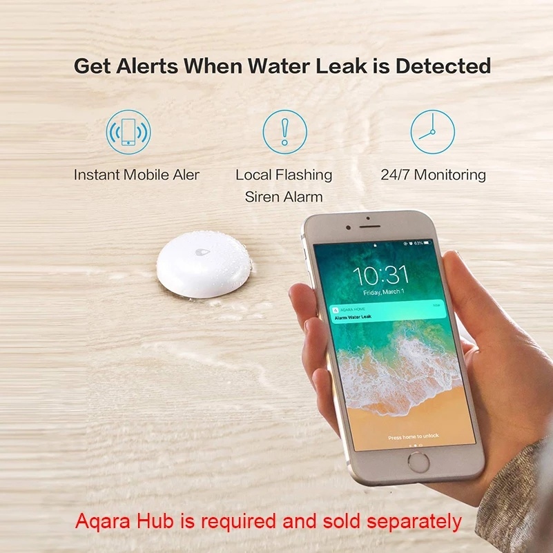 Aqara ZigBee Water Leak Sensor - Mi Home Security Xiaomi review and price
