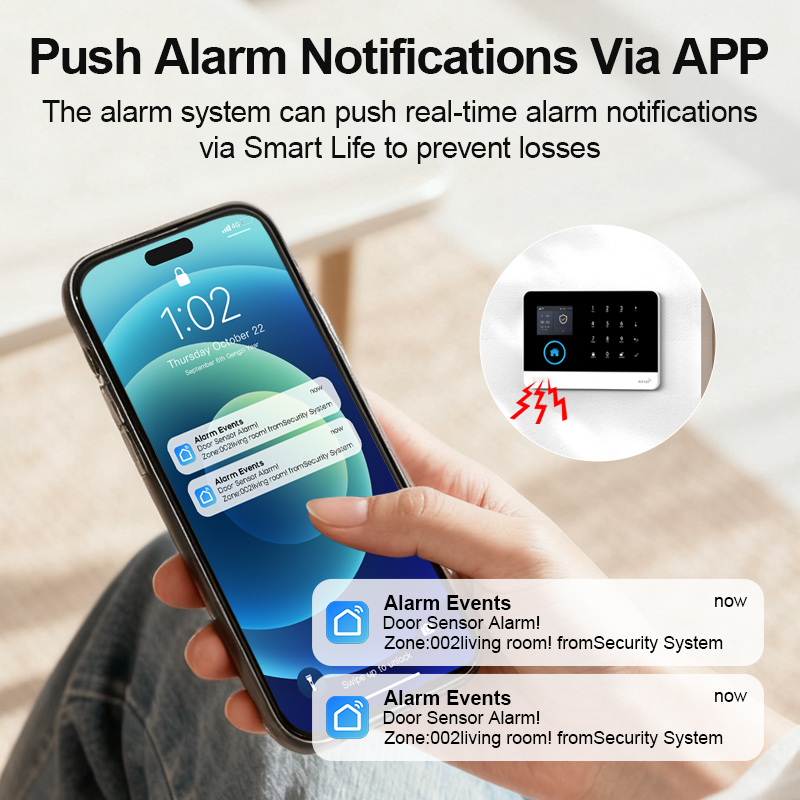 Smart Home WiFi GSM Alarm Syst - Home Security Front Door Camera review and price