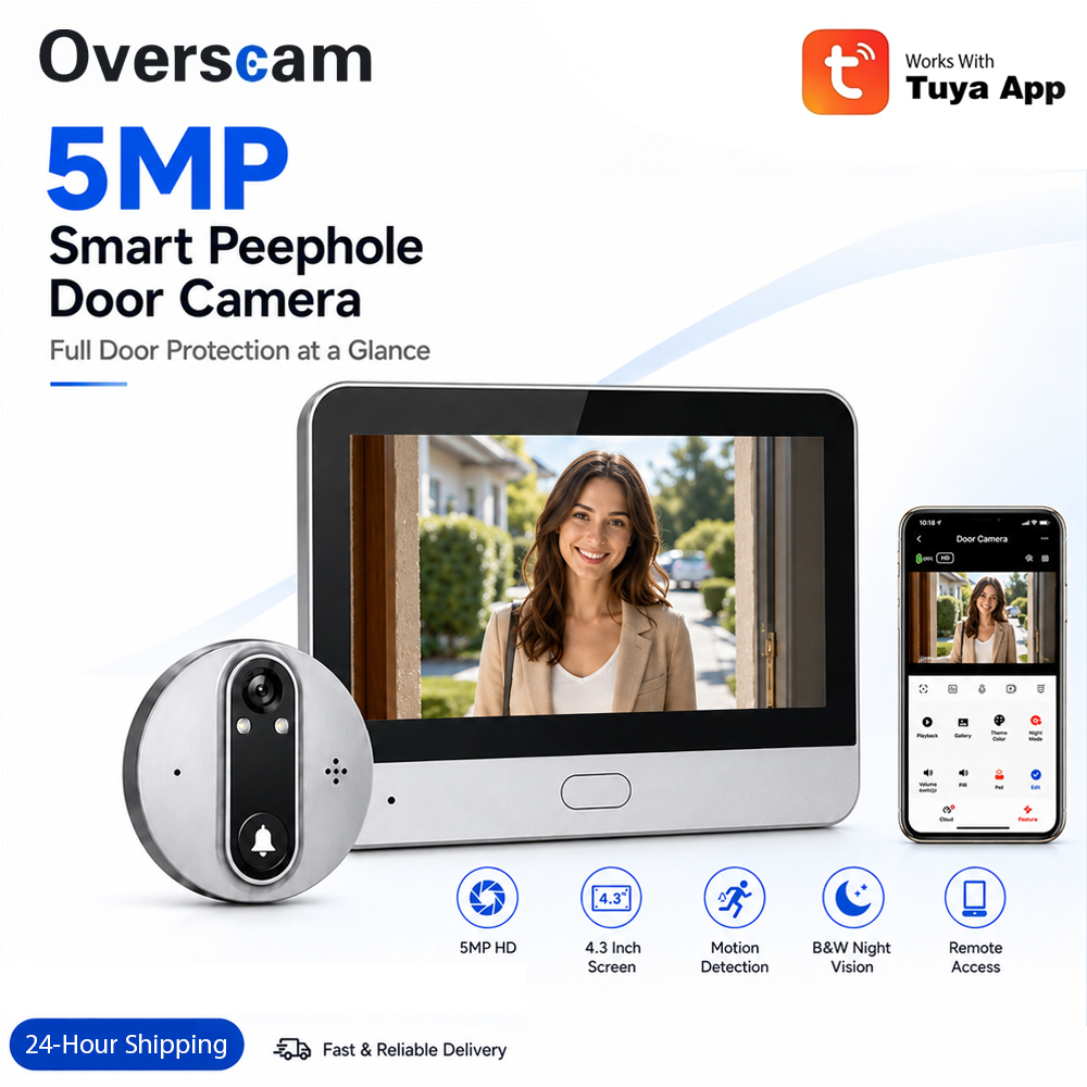 5MP Tuya Smart Life WiFi Video - Home Security Doorbell Camera review and price