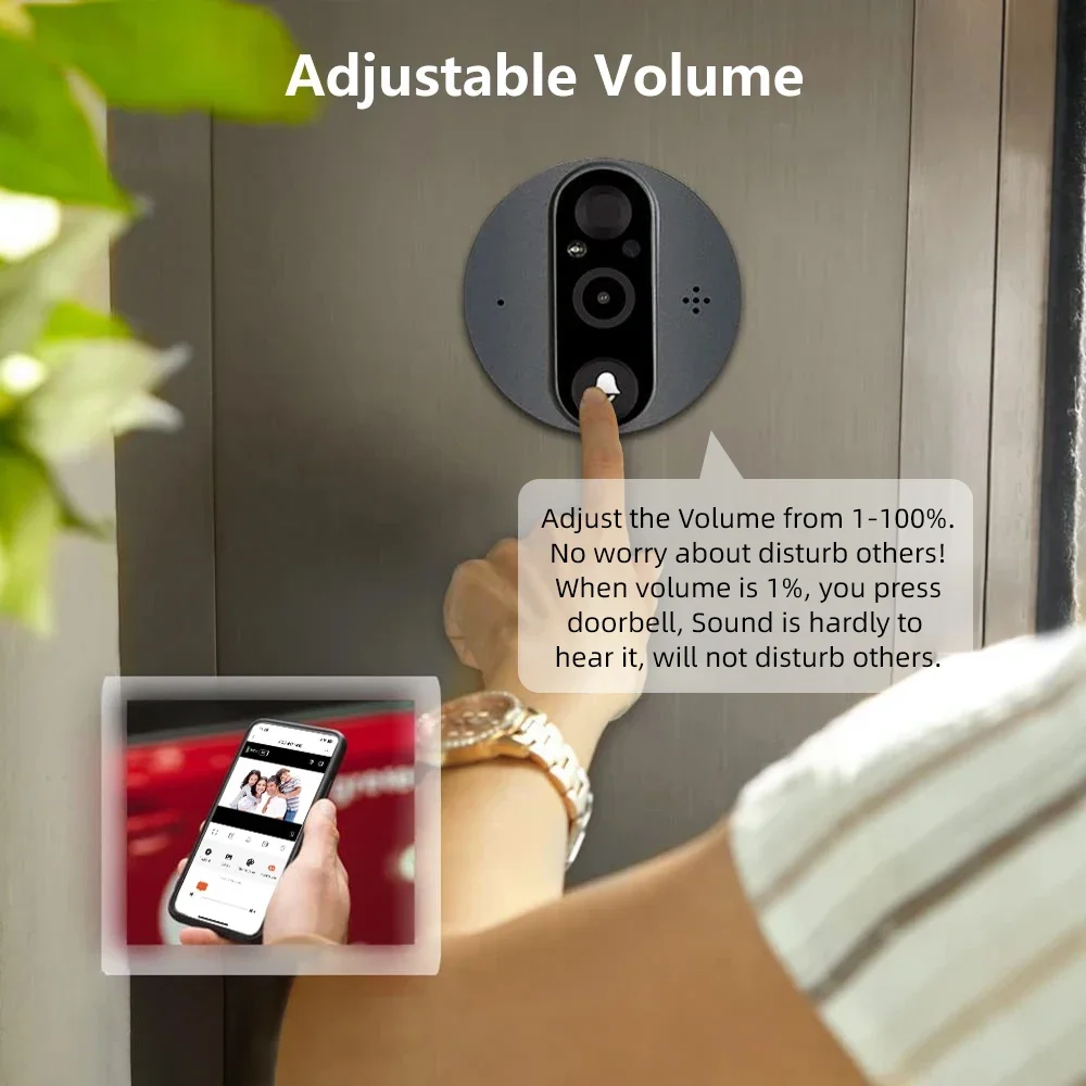 5MP Tuya Smart Life WiFi Video - Home Security Doorbell Camera review and price