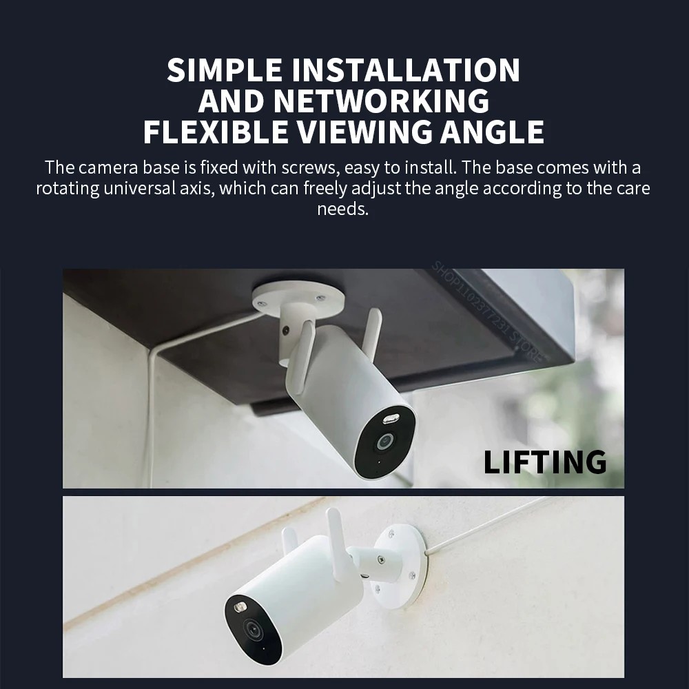 Xiaomi Outdoor Camera AW300 IP - Mi Home Security Xiaomi review and price
