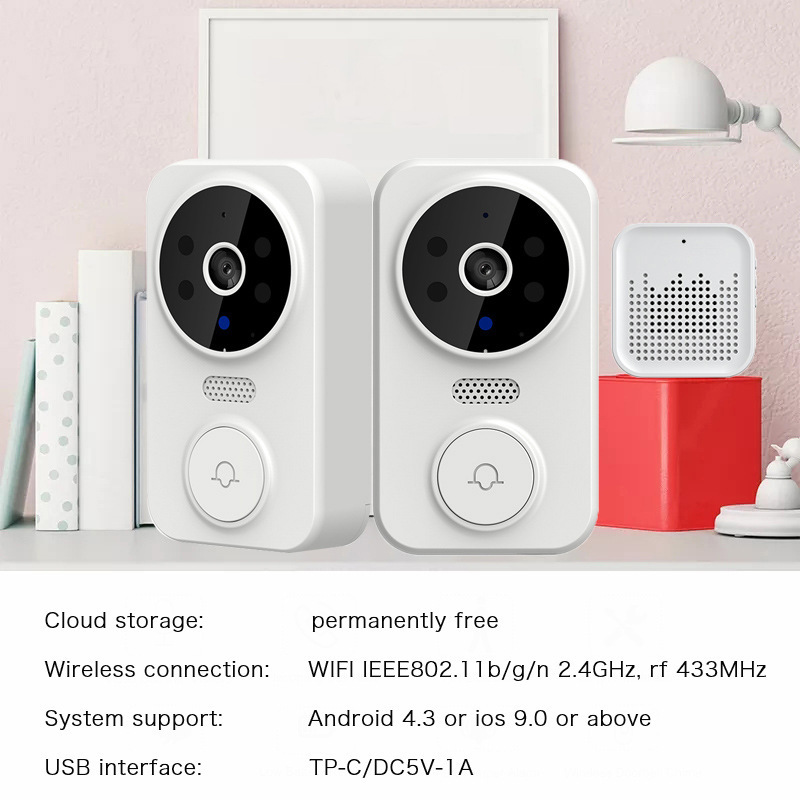 Tuya WIFI Doorbell Smart Home  - Home Security Wireless Cameras review and price