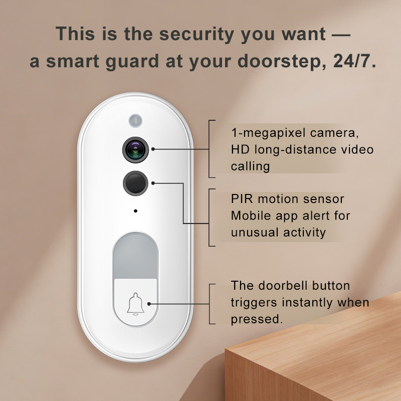 Tuya Smart Video Doorbell Wire - Home Security La review and price