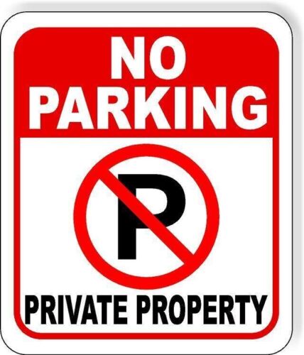 No Parking Symbol PRIVATE PROP - Home Security Logo review and price
