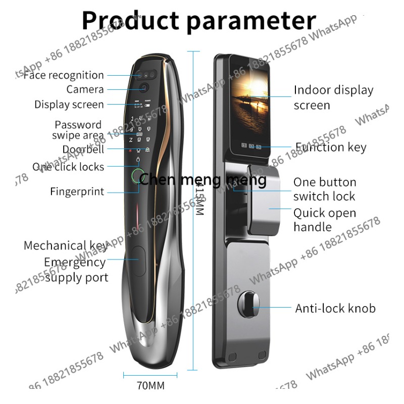 Security Fingerprint  Card Unl - Home Security Front Door Camera review and price
