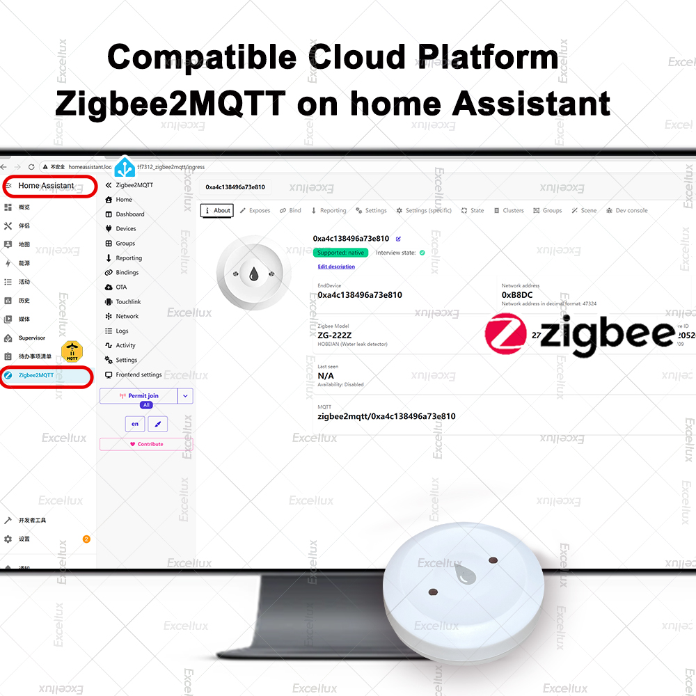 Zigbee Water Detector Leakage  - Home Security Gadgets review and price