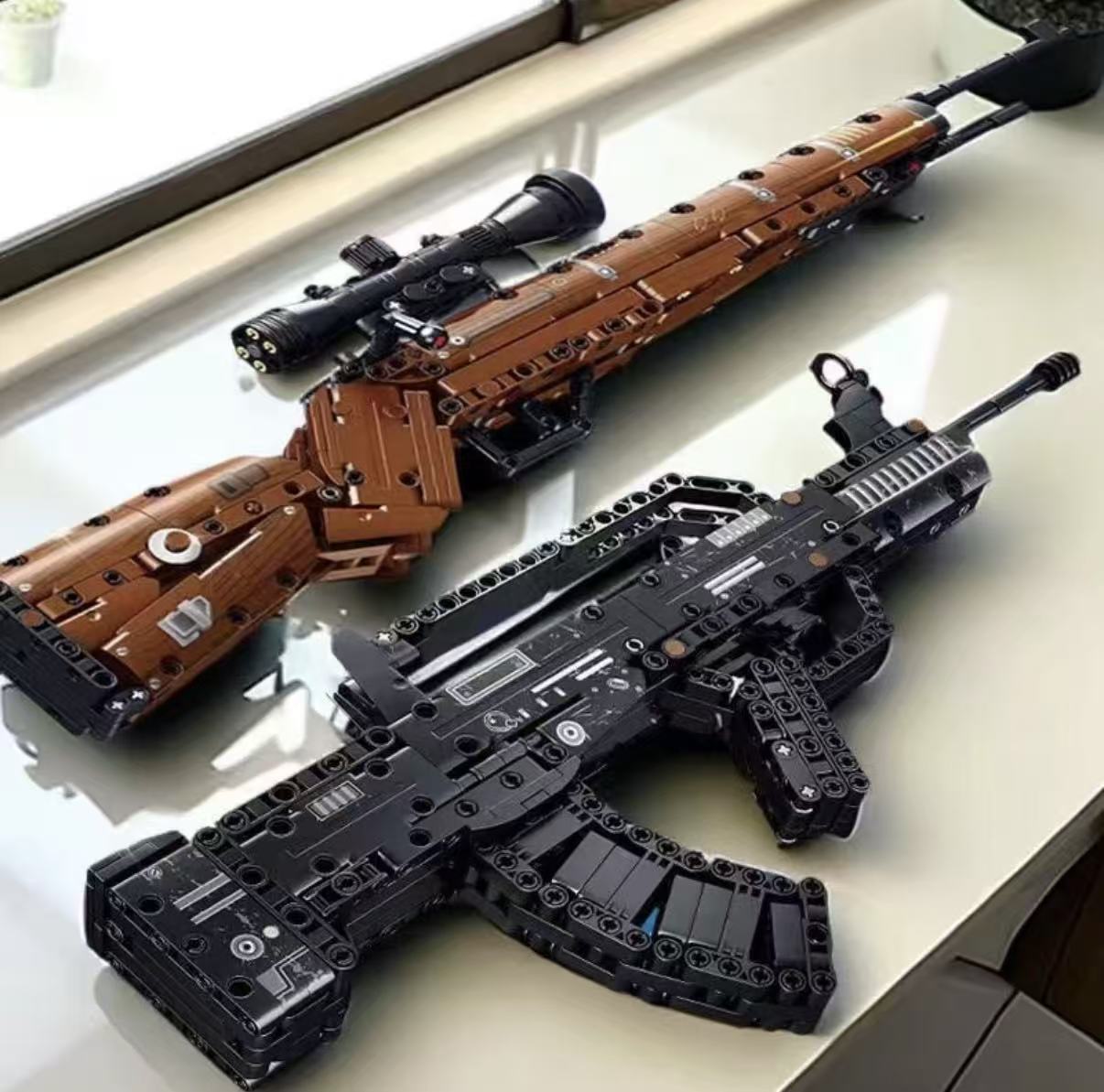 Building Blocks Gun 98k Sniper - Home Security Gun review and price