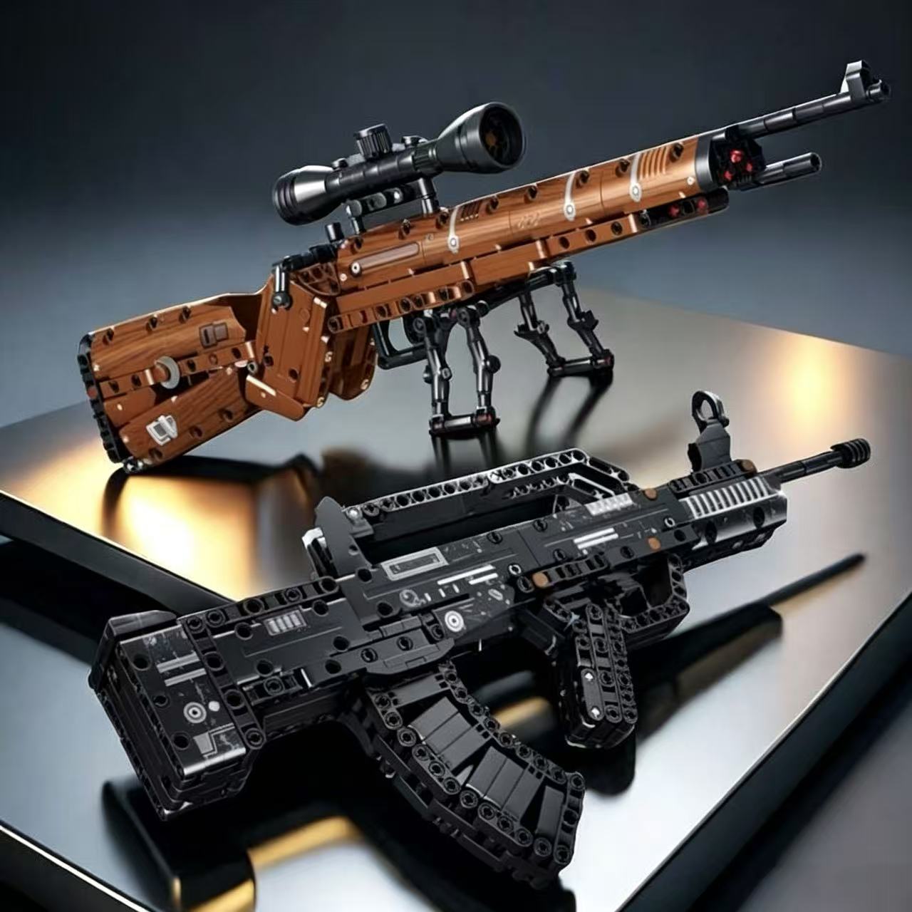 Building Blocks Gun 98k Sniper - Home Security Gun review and price