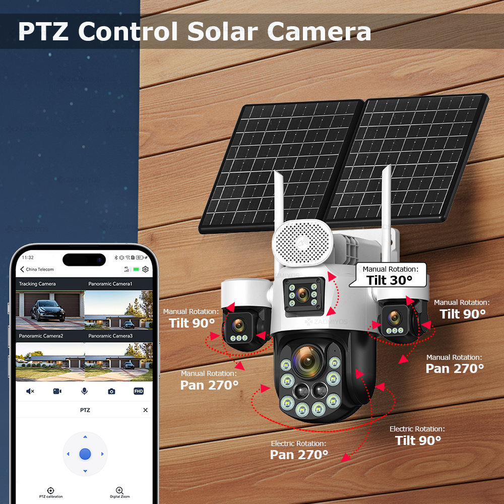 4 Lens Outdoor 360° Surveillan - Home Security Network review and price