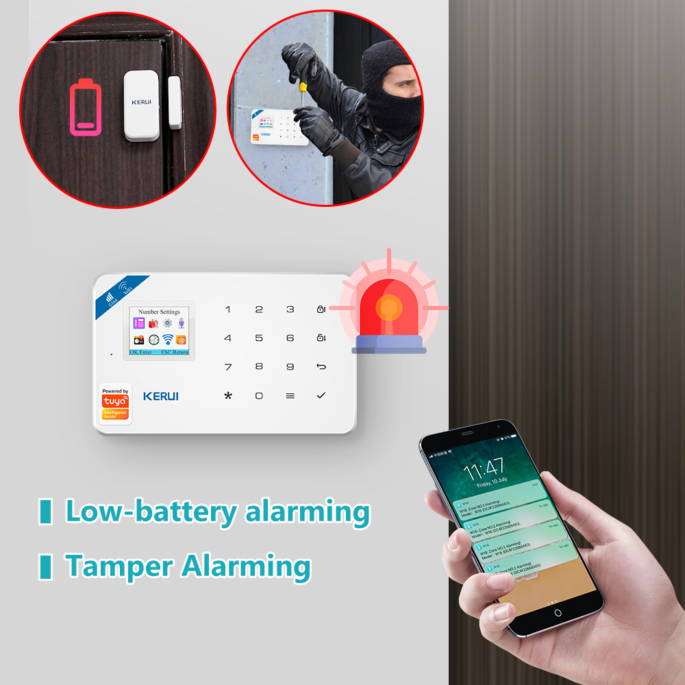 KERUI W181 Alarm System Secutr - Home Security Front Door Camera review and price