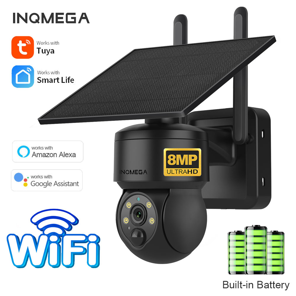 INQMEGA 8MP TUYA Solar Camera  - Home Security Network review and price