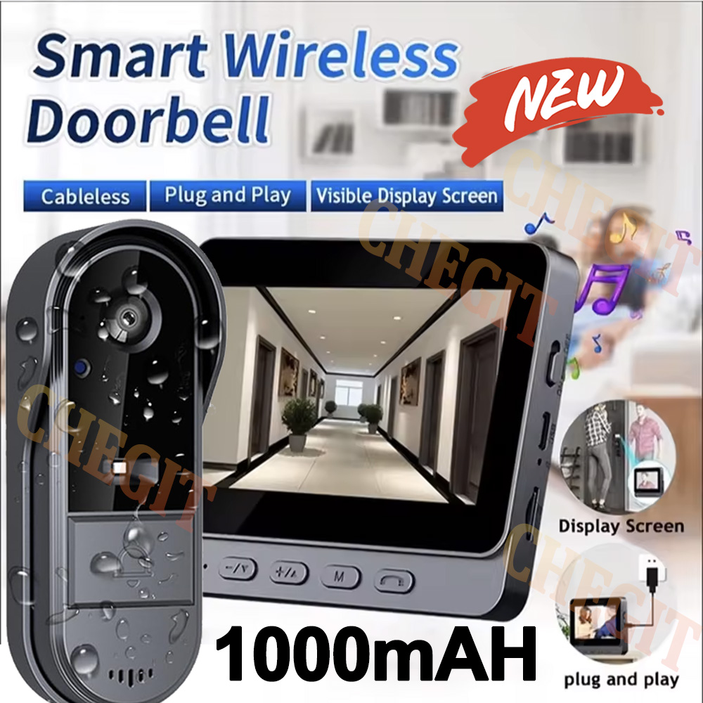 Wireless Wifi Doorbell Camera  - Home Security Doorbell Camera review and price