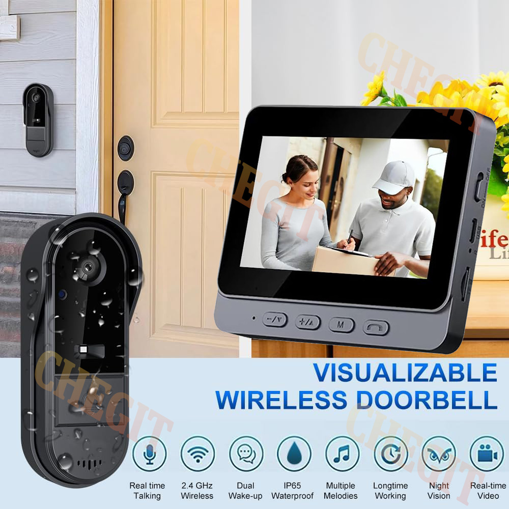 Wireless Wifi Doorbell Camera  - Home Security Doorbell Camera review and price
