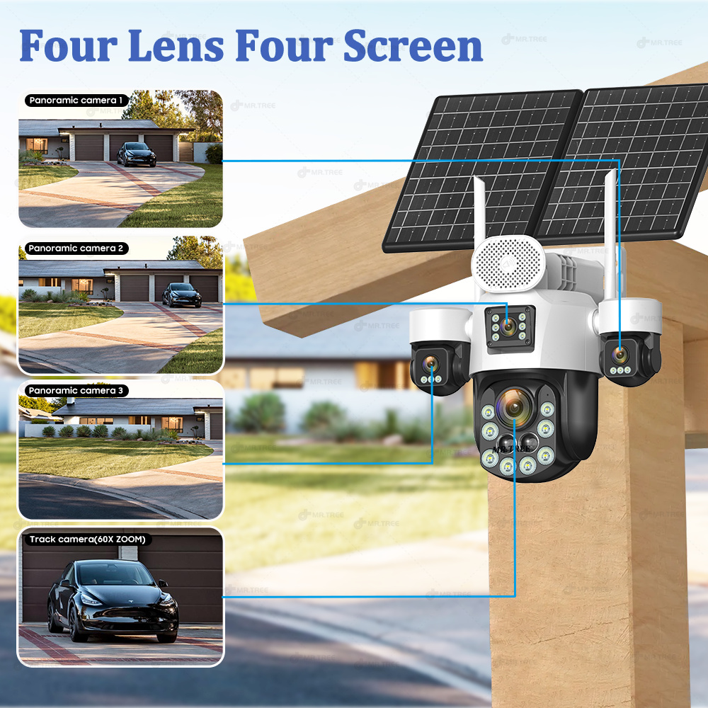AOV Four Lens Outdoor Surveill - Home Security La review and price
