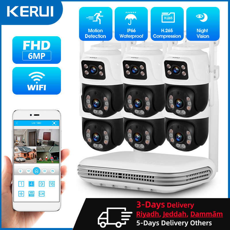 KERUI Waterproof 6MP HD Wirele - Home Security Wireless Cameras review and price