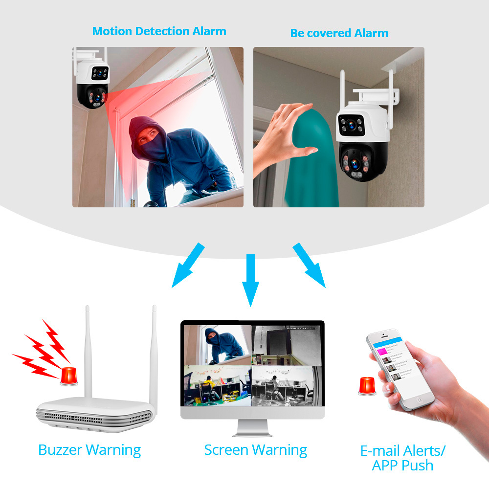 KERUI Waterproof 6MP HD Wirele - Home Security Wireless Cameras review and price