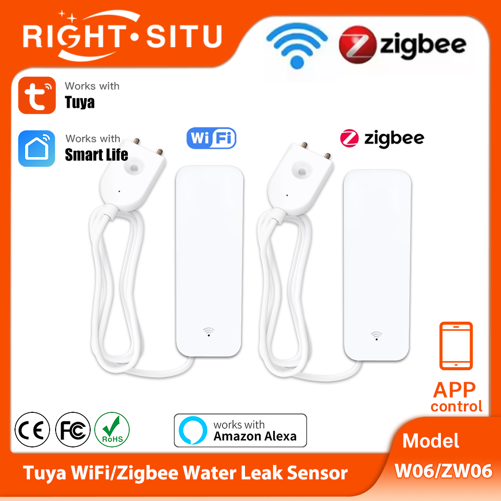 Tuya WiFi Zigbee Water Sensor  - Home Security Gadgets review and price