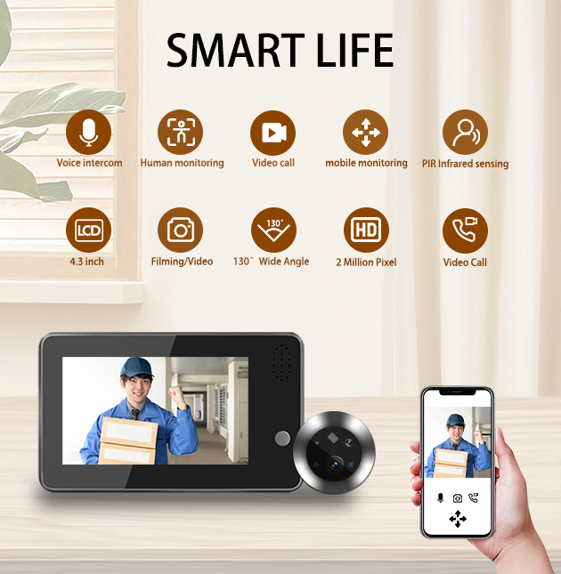 4.3inch Tuya Smartlife WiFi Do - Home Security Wireless Cameras review and price