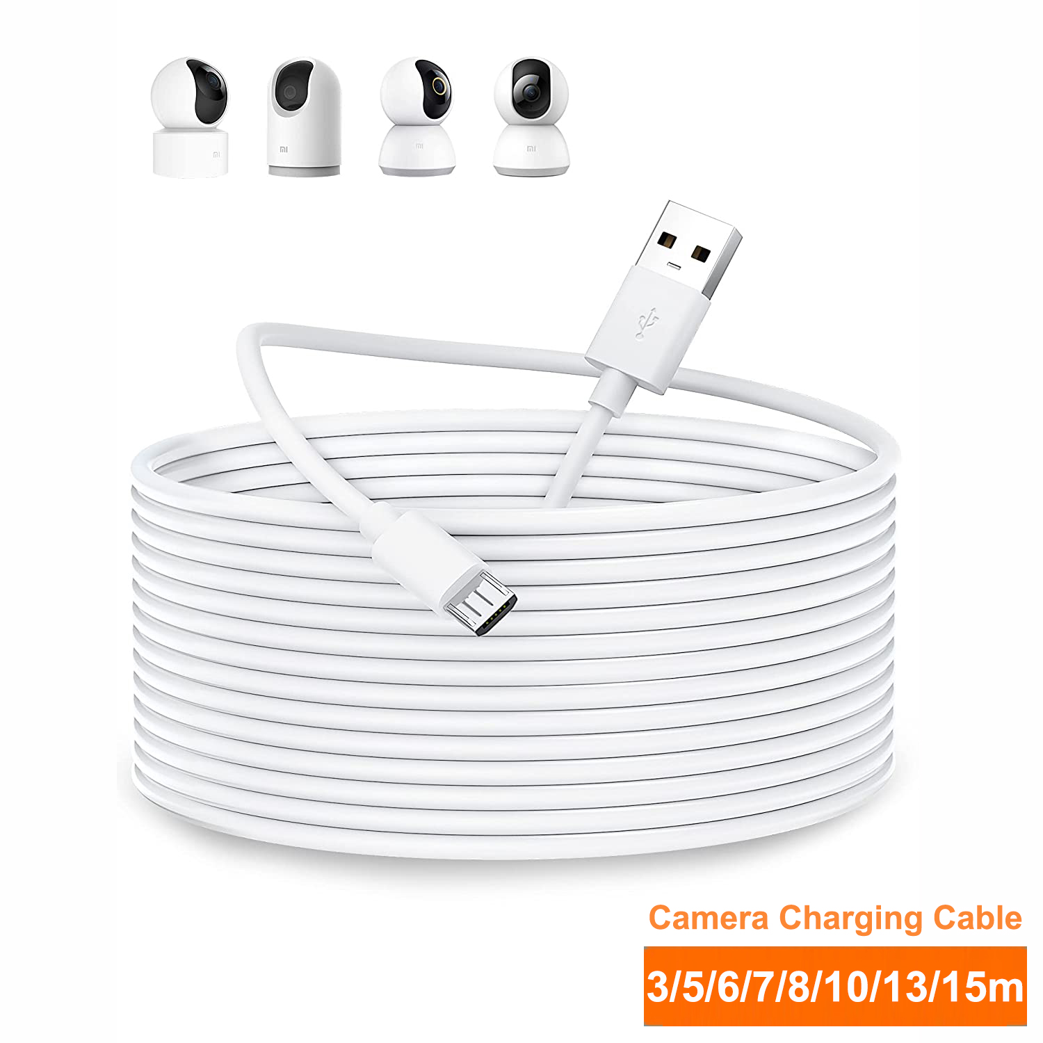 3~13m Micro USB Extension Cabl - Mi Home Security Xiaomi review and price