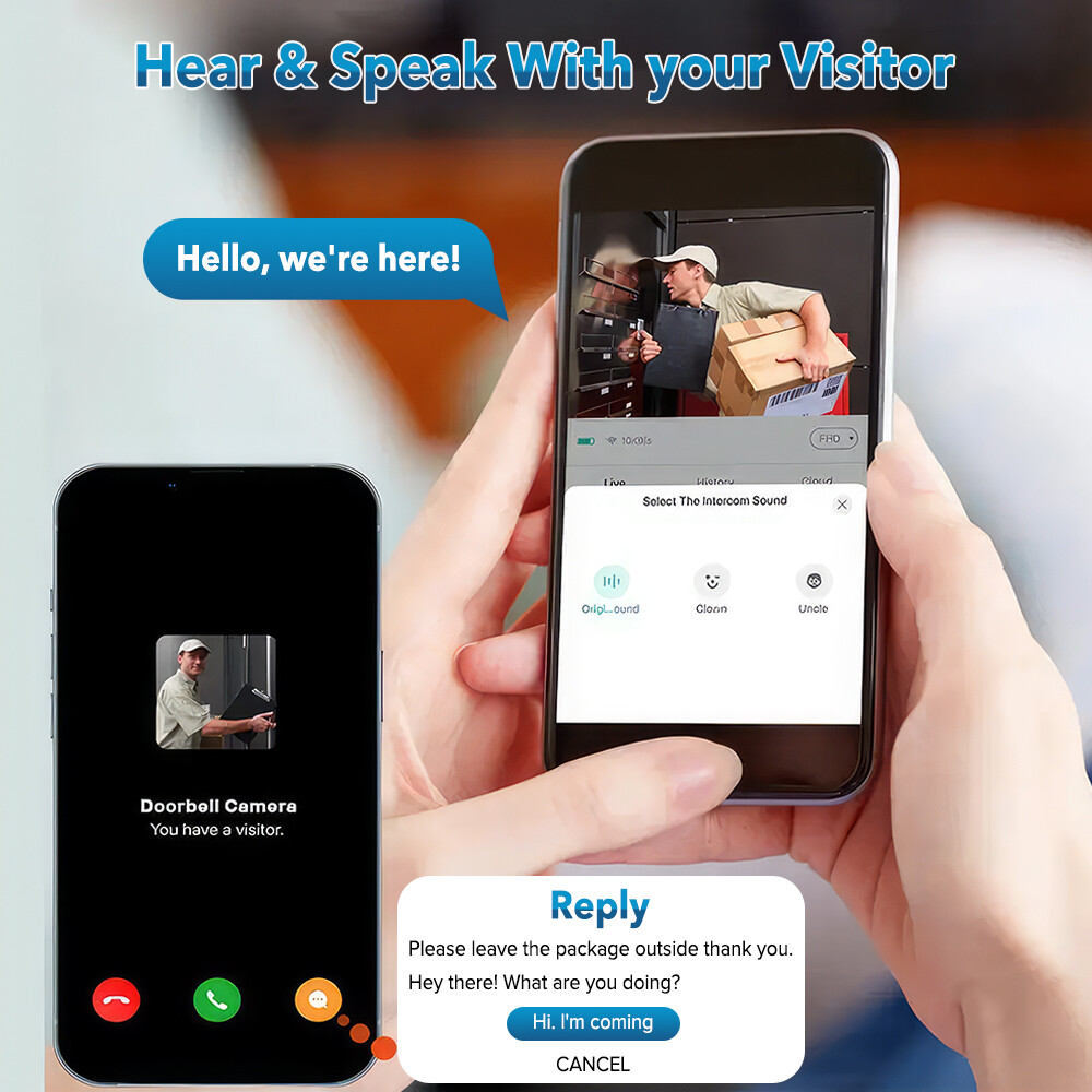 Tuya Doorbell with Camera Wire - Home Security Bundle review and price
