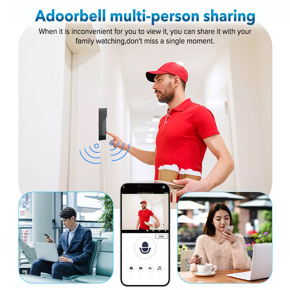 Tuya Doorbell with Camera Wire - Home Security Bundle review and price