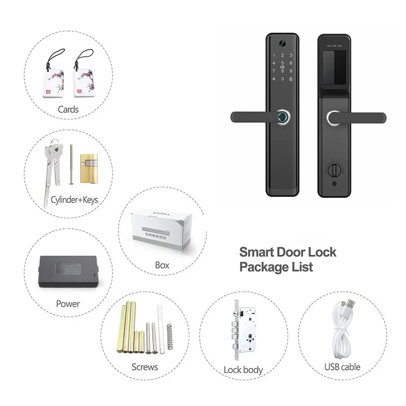 Smart Home Security Door Lock  - Home Security Features review and price